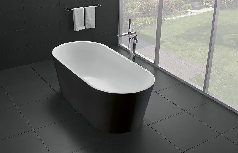 Акриловая ванна BelBagno BB71-1800-NERO-W0 белый