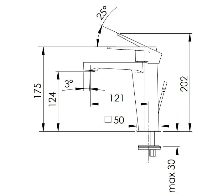 Смеситель для раковины Remer Dream D12 хром