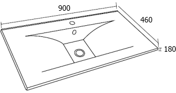 Мебельная раковина Sanvit №9090 D