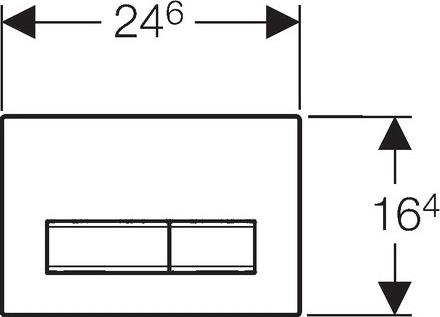 Кнопка смыва Geberit Sigma 50 115.788.GH.5