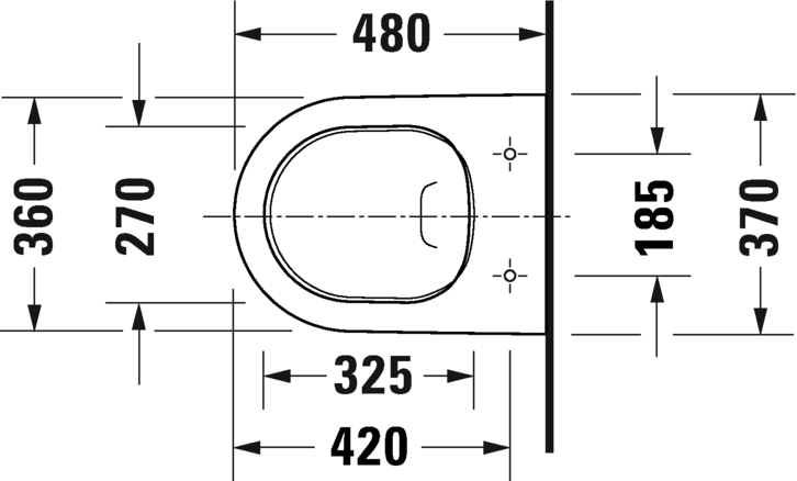 Комплект инсталляция с подвесным унитазом Duravit D-Neo 2578090000