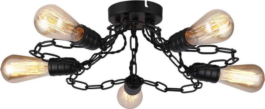 Потолочная люстра Arte Lamp A9344PL-5BK