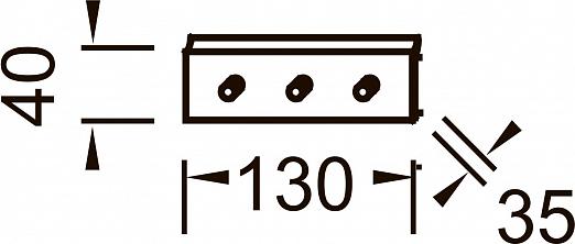 Крючок Jacob Delafon Sherwood EB1845RU-NF, хром