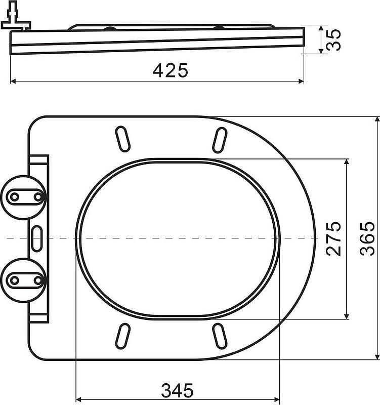 Крышка-сиденье BelBagno Colorato BB062SC-MB с микролифтом, черный