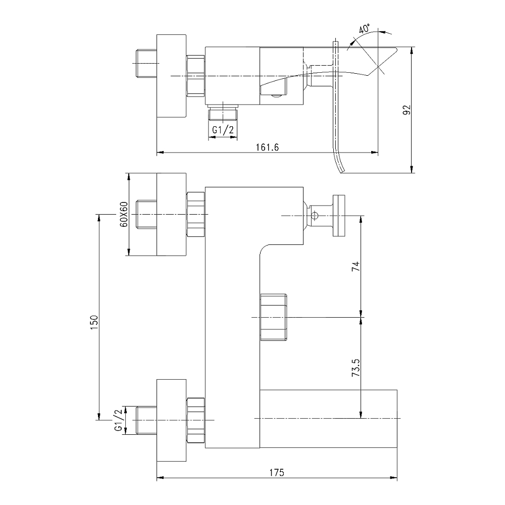 Смеситель для ванны Lemark Contest LM5814CW хром, белый