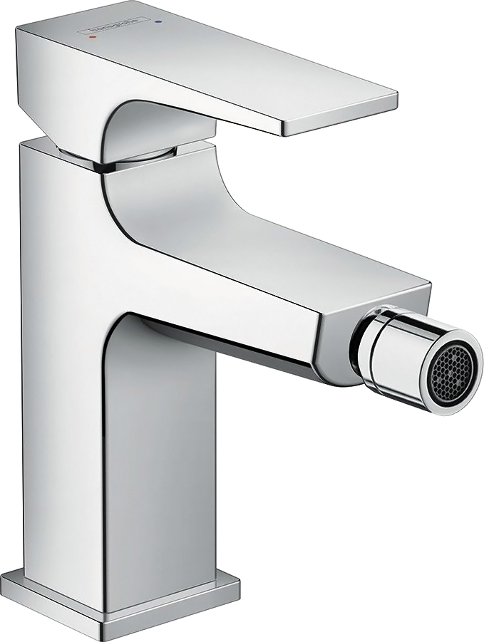 Смеситель для биде Hansgrohe Metropol 32520000 с донным клапаном Push-Open, хром