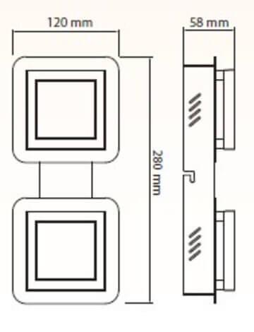 Потолочный светодиодный светильник Horoz Likya 036-007-0002 HRZ00002249