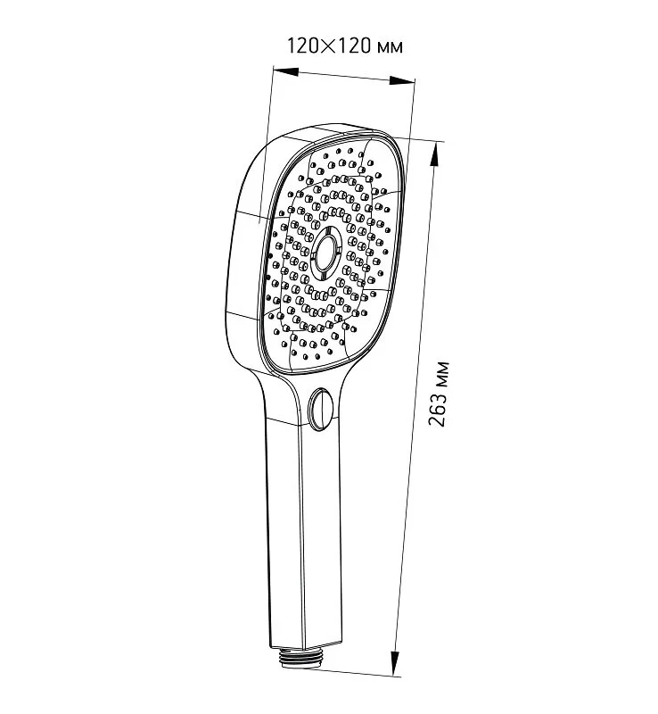 Душевая лейка Esko SPL1203 хром