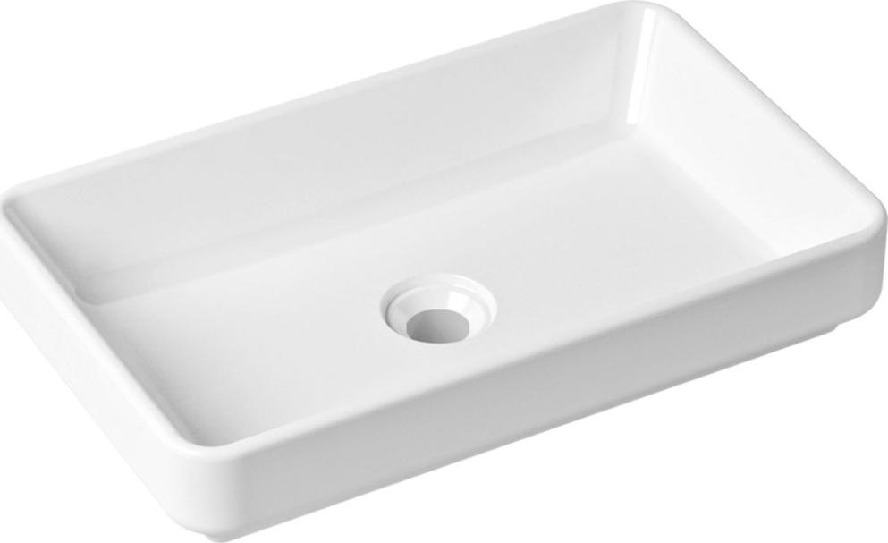 Раковина накладная Lavinia Boho Bathroom Sink Slim 33311004, белый