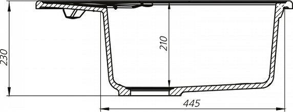 Кухонная мойка Iddis Kitchen G K09S621i87, сафари