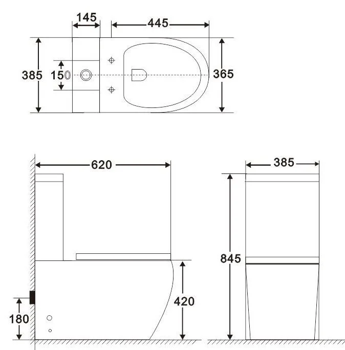 Напольный безободковый унитаз BelBagno Amanda BB051CPR/BB051T, белый, P-trap