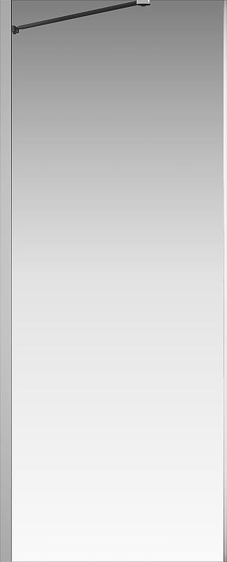 Боковая стенка Creto Tenta 70 см 123-SP-700-C-CH-8, стекло прозрачное профиль хром