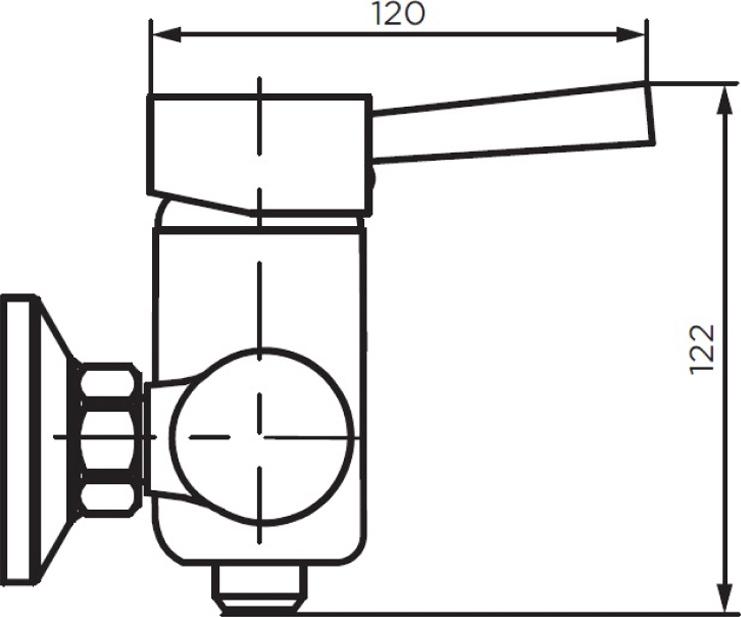 Смеситель для душа Dorff Logic D3020000SS