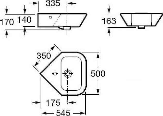 Раковина 50 см Roca Nexo 327646000