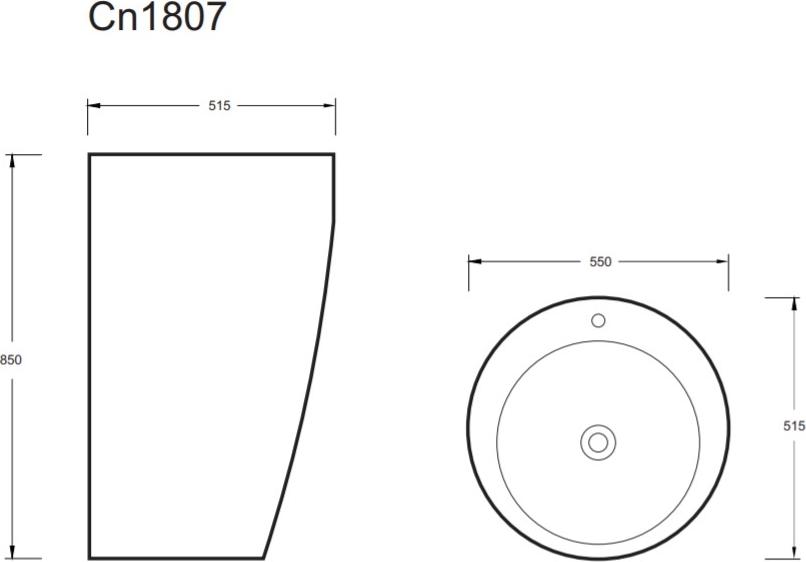 Раковина Ceramica Nova 850 CN1807