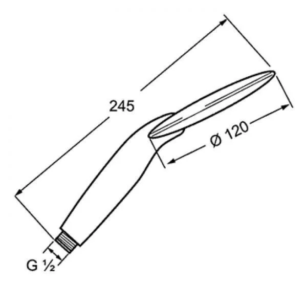 Душевая лейка Hansa Clear 4340300