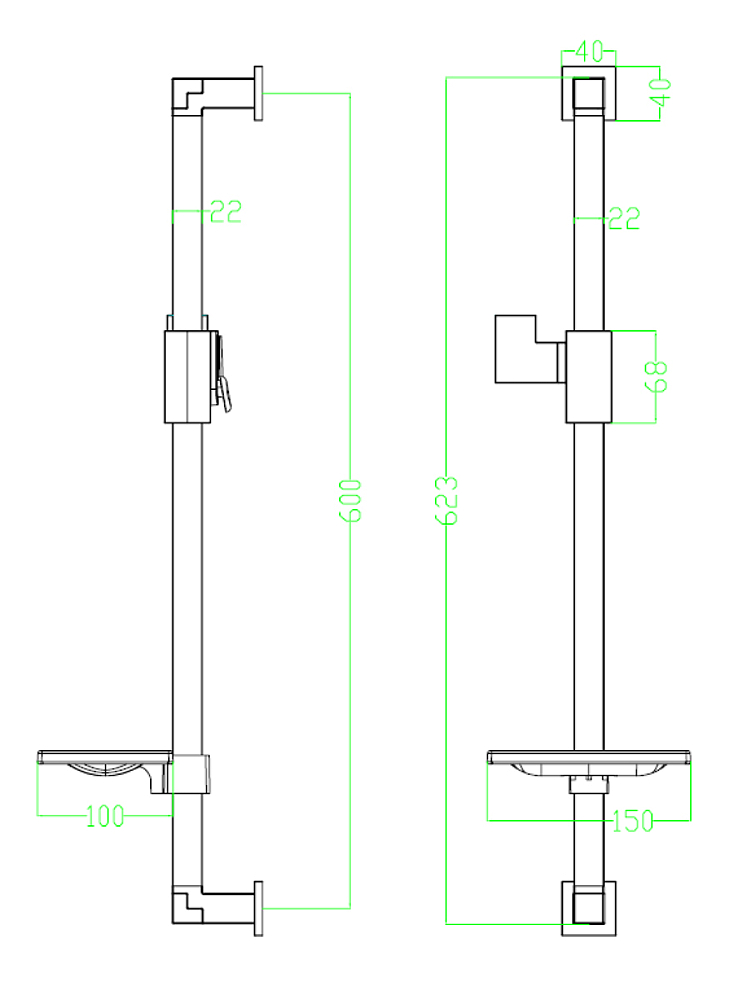 Душевая стойка Lemark LM8069C хром