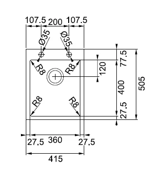 Кухонная мойка Franke Planar 127.0203.477 серый