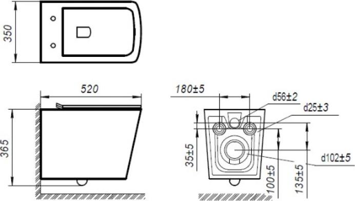 Крышка-сиденье Art&Max Platino AM9321SC с микролифтом, белый