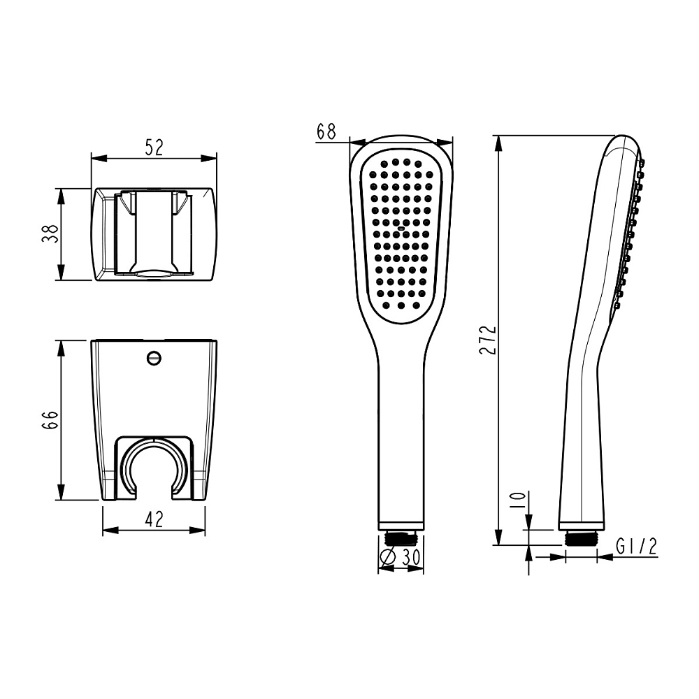 Смеситель для ванны с душем Lemark Ursus LM7251BL черный