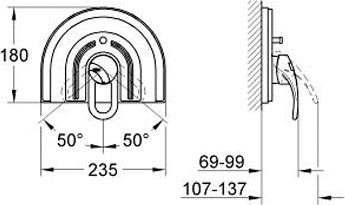 Смеситель для ванны Grohe Chiara 19530000