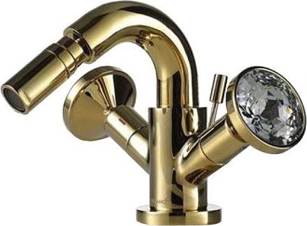 Смеситель для биде Bravat Swan Gold F32680 G, золото