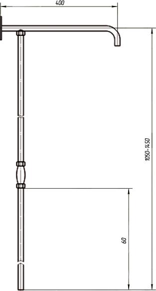 Душевая стойка Migliore ML.RTR-36.219.BR