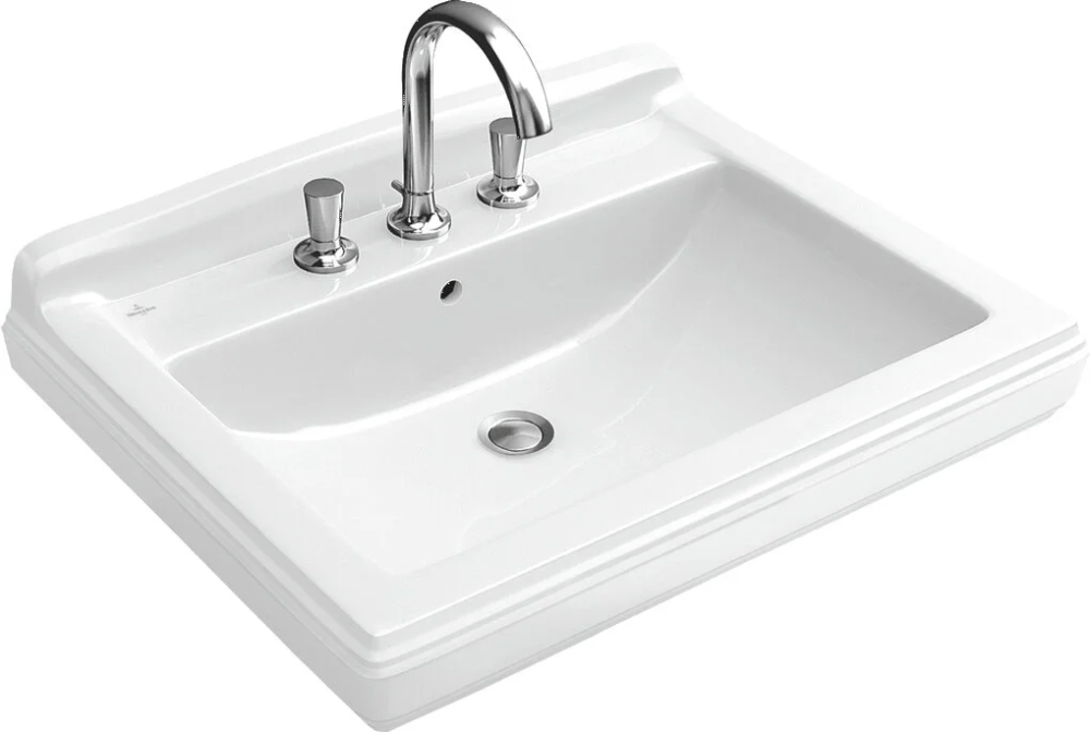 Раковина с пьедесталом Villeroy & Boch Hommage 7101A1R1 75x58 см