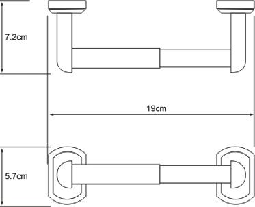 Держатель туалетной бумаги Wasserkraft Oder 3022