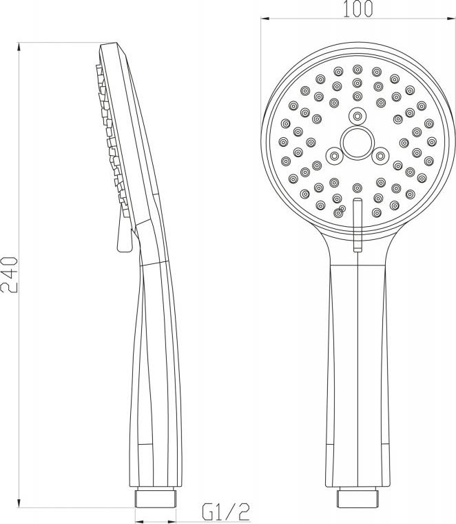 Ручной душ BelBagno Nova BB-D1C4