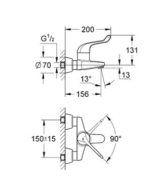 Смеситель для раковины Grohe Euroeco Speсial 32794000 хром