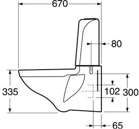 Подвесной унитаз Gustavsberg Nordic 2320 с бачком