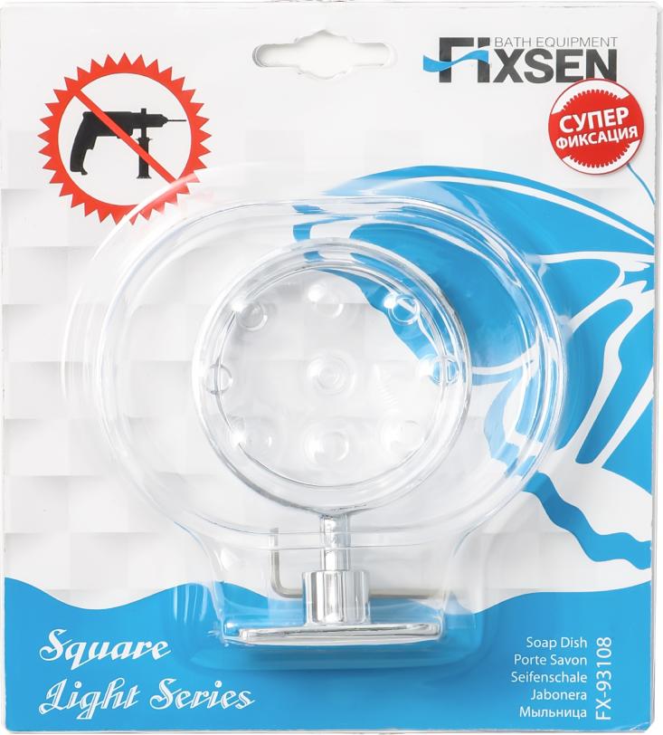 Мыльница Fixsen Square FX-93108 хром