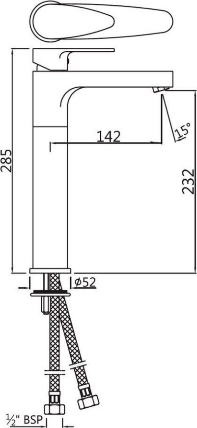 Смеситель для раковины Jaquar Vignette Prime VGP-GLD-81005NB