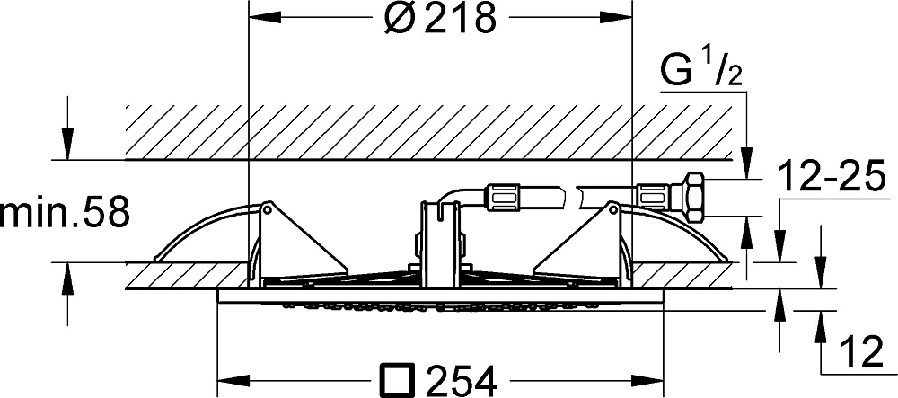 Верхний душ Grohe Rainshower F-Series 10 27467000