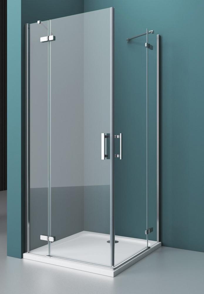 Душевой уголок BelBagno KRAFT-AH-22-90/80-C-Cr-L