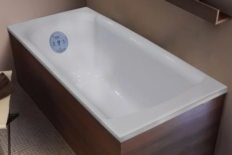 Ванна из искуственного камня Marmo Bagno MB-GL180-80 белый