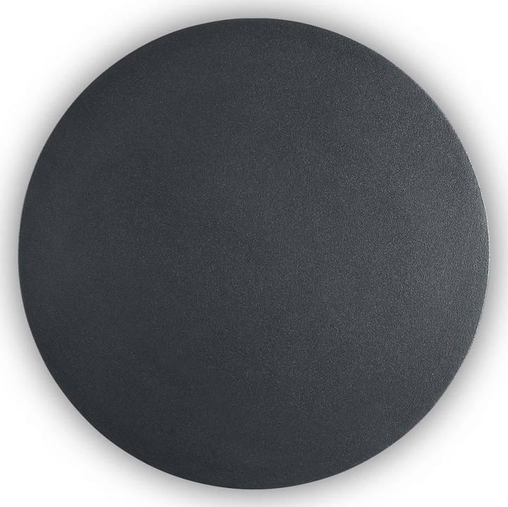 Настенно-потолочный светодиодный светильник Ideal Lux Cover Ap D15 Round Nero 195742