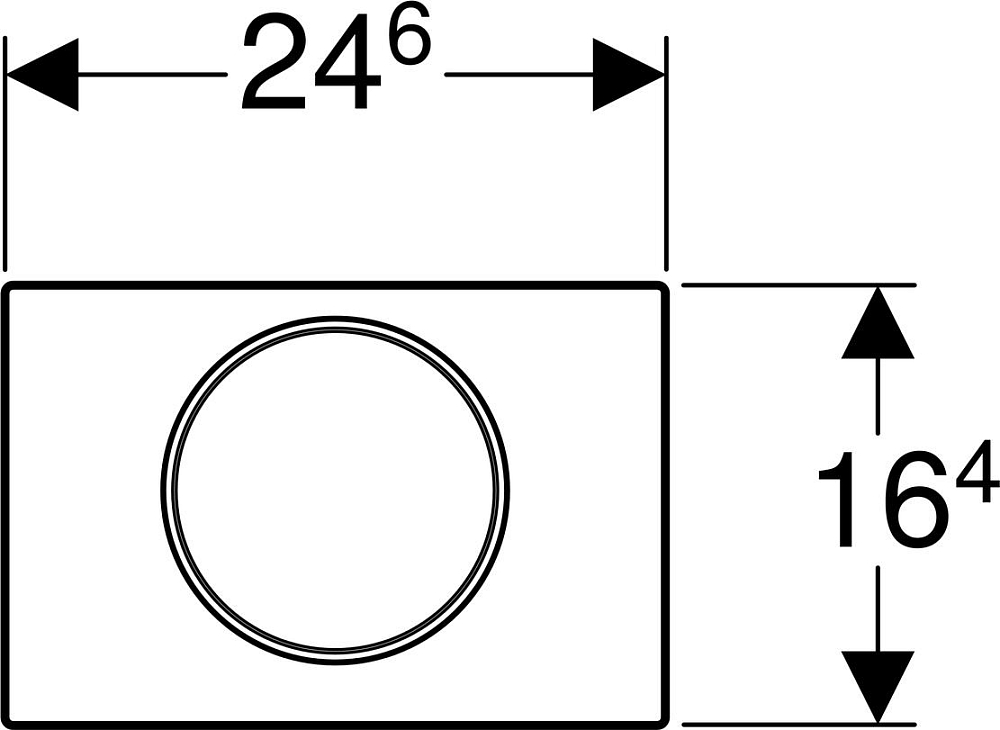 Кнопка смыва Geberit Sigma 10 115.787.SN.5, сталь