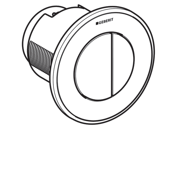 Кнопка смыва для унитаза Geberit 116.057.SN.1, сталь