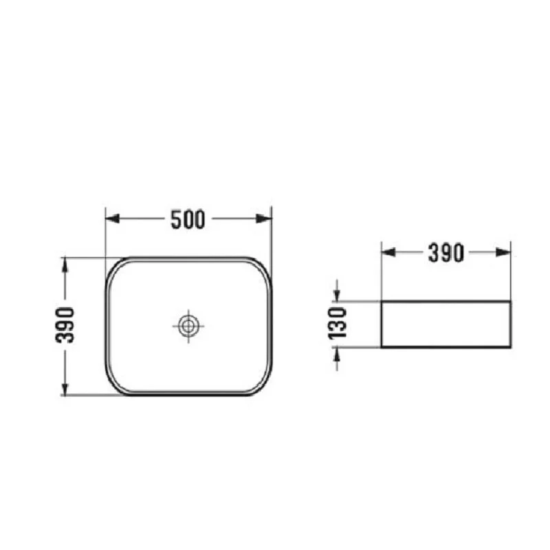 Раковина накладная Comforty 00-00014842-2 белый