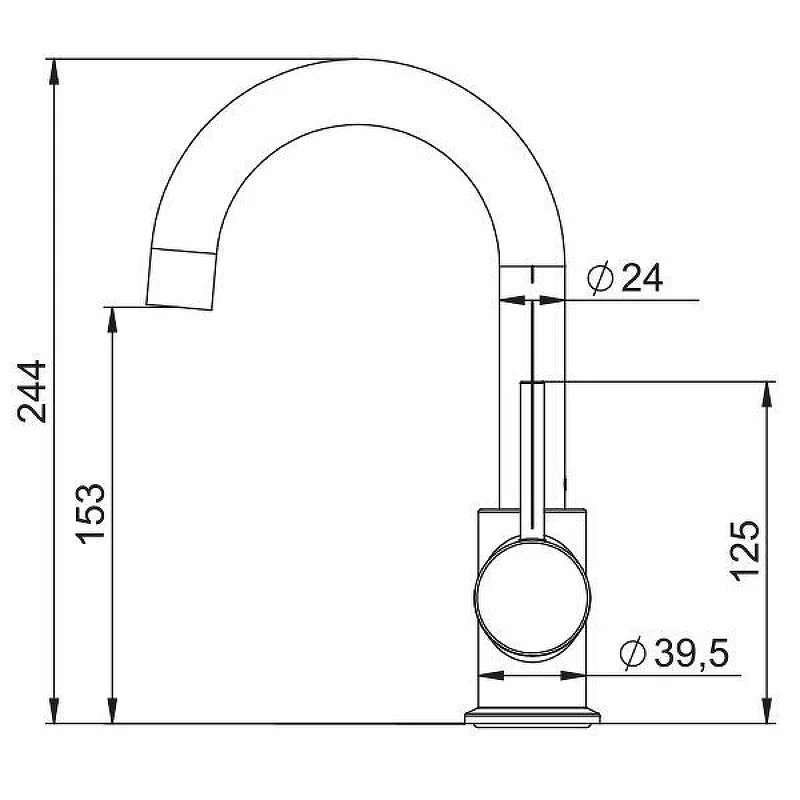 Смеситель для раковины Laparet Miniliada N4013102LPT хром