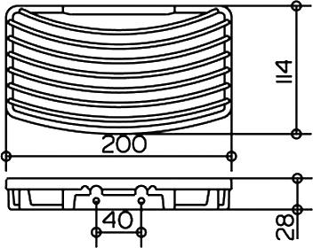 Полка Keuco Universal 24942010000, хром