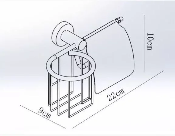 Держатель освежителя воздуха Rain Bowl Long 2230-1 хром