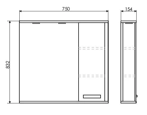 Зеркальный шкаф Comforty Тулуза 3121662 бежевый, белый