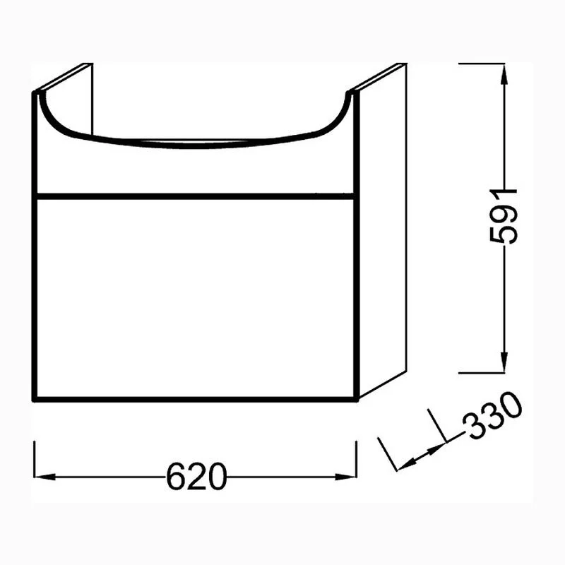 Тумба под раковину Jacob Delafon Odeon Up EB880-J5/E4743-00 белый