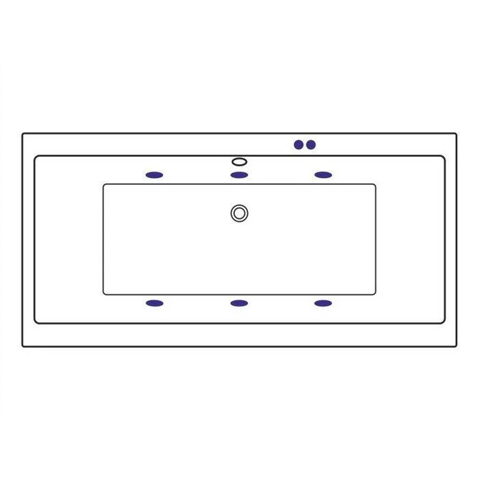 Акриловая ванна Excellent Pryzmat WAEX.PRY16S.SOFT.GL золото, белый