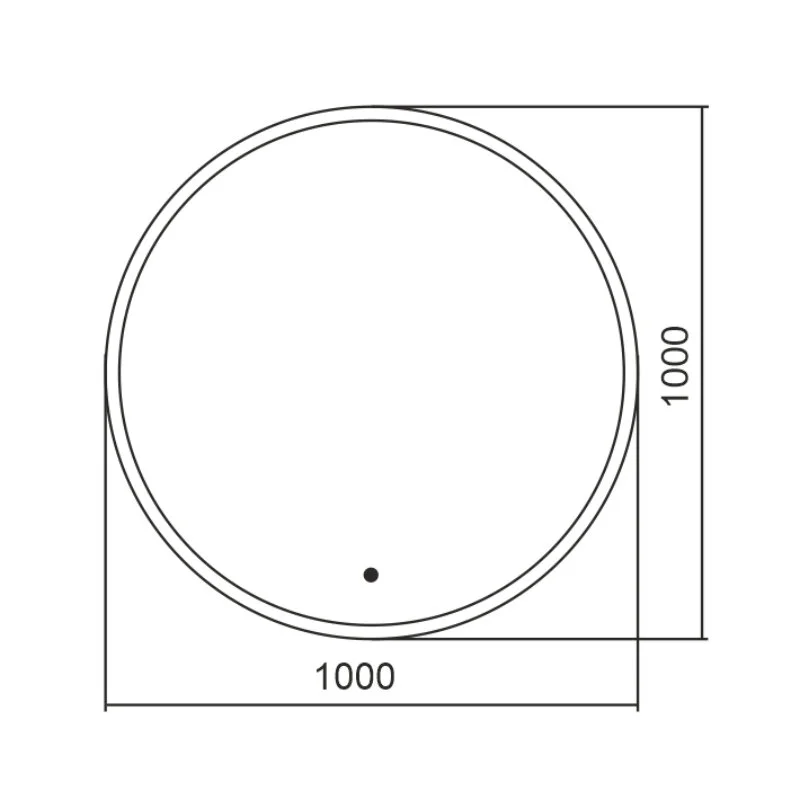 Зеркало Silver Mirrors Monaco LED-00002767 золото