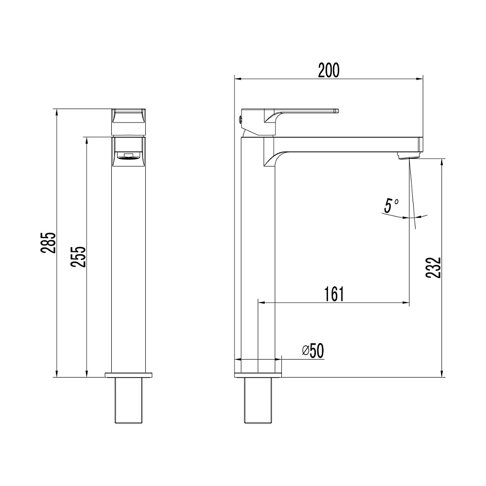 Смеситель для раковины Lemark Plus Grace LM1509C хром