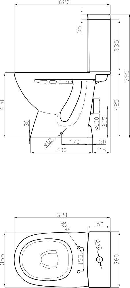 Унитаз-компакт Sturm Swash SW-SH21084-CR